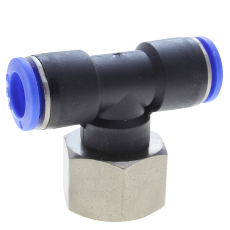 Technifit Fitting, PTC, Female Branch Tee, 6mm x 1/8" Female BSPT (R) PTF06-01